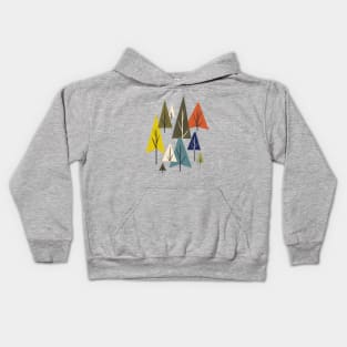 Multicolor Pines Kids Hoodie